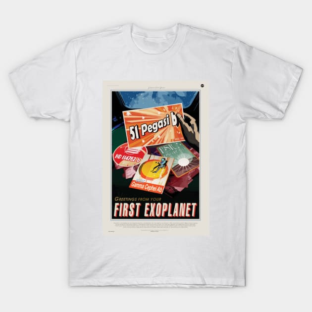 Exoplanet NASA Poster T-Shirt by Redbooster
